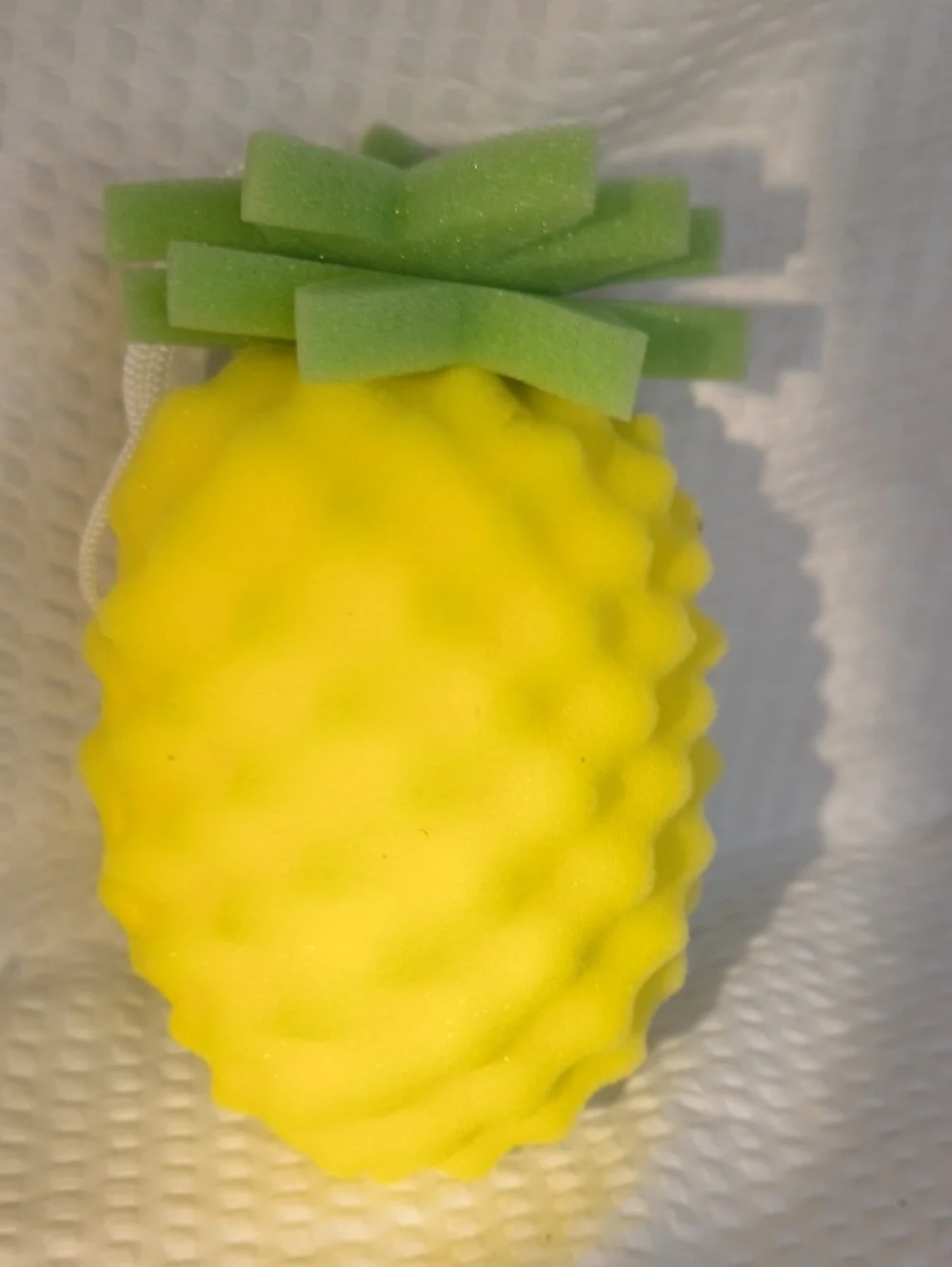 Pineapple Foam Bath Sponge - Yellow & Green
